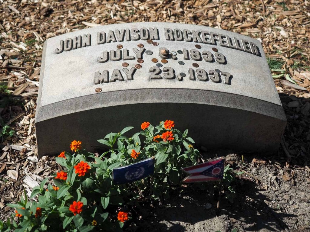 Sitio de la tumba de John D Rockefeller