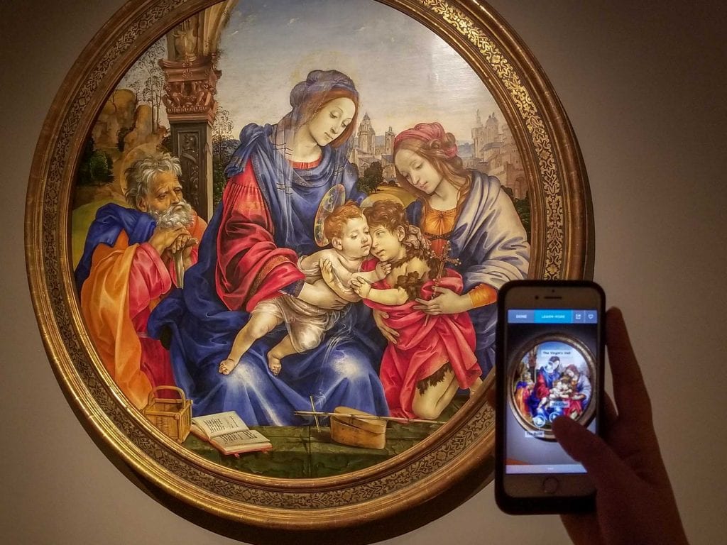 Aplicación ArtLens en el Museo de Arte de Cleveland