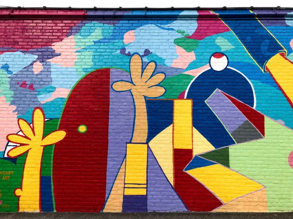 Arte callejero en Gordon Square