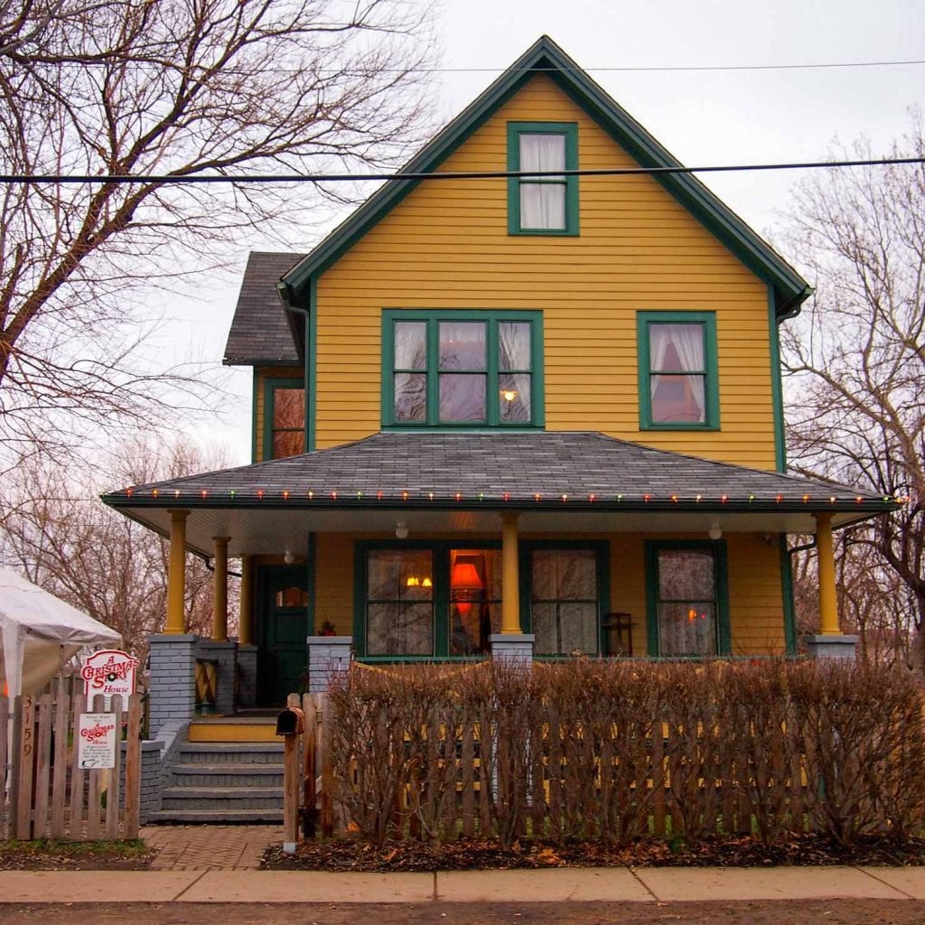 Una casa de cuentos de Navidad
