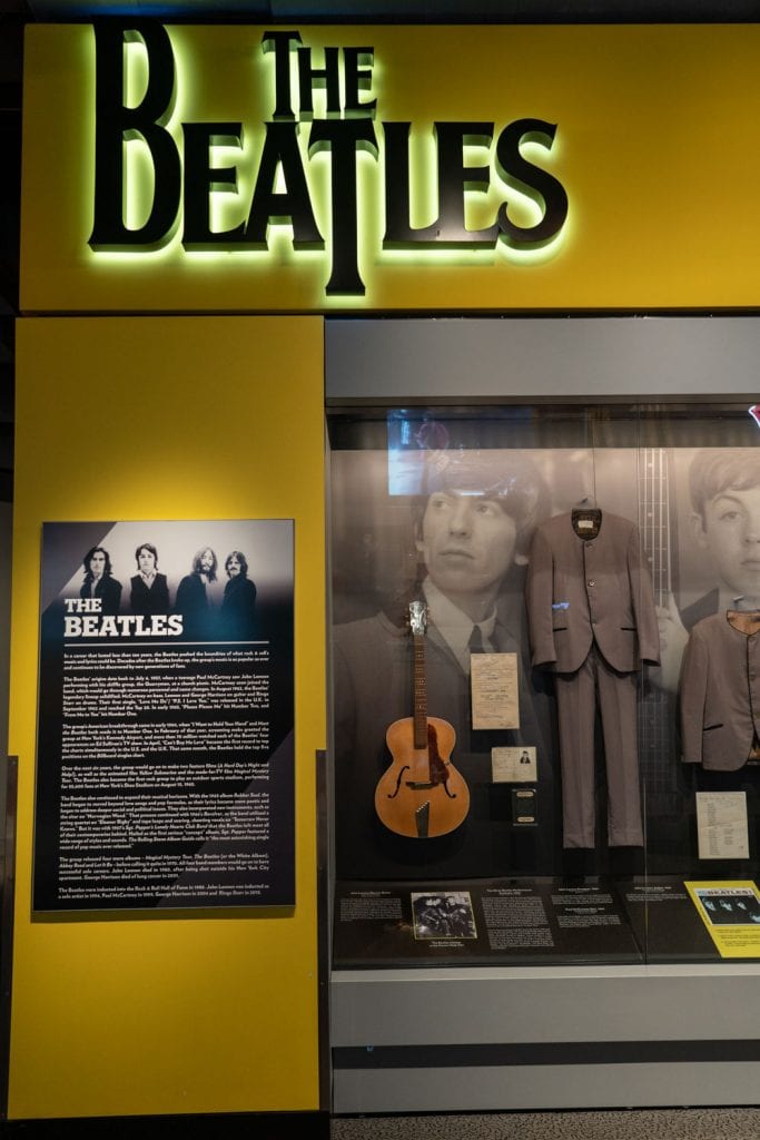 Exhibición del Salón de la Fama del Rock and Roll de los Beatles