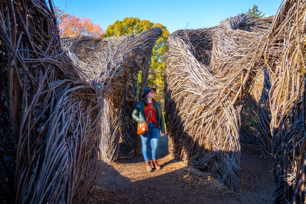 Stickwork en Holden Arboretum