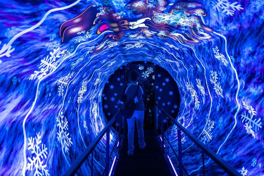 Túnel de ventisca Castle Noel