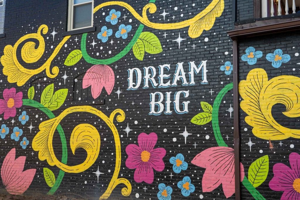Mural Dream Big en Gordon Square