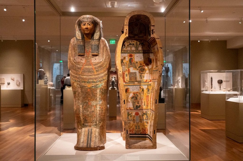 Galería egipcia en el Museo de Arte de Cleveland
