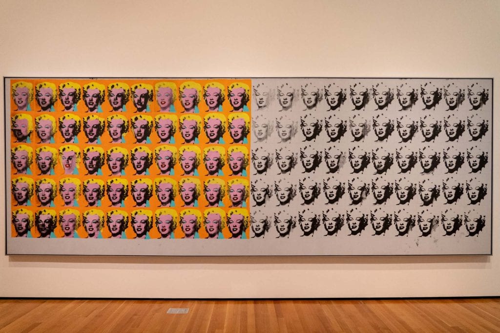 Marilyn x 100 en el Museo de Arte de Cleveland