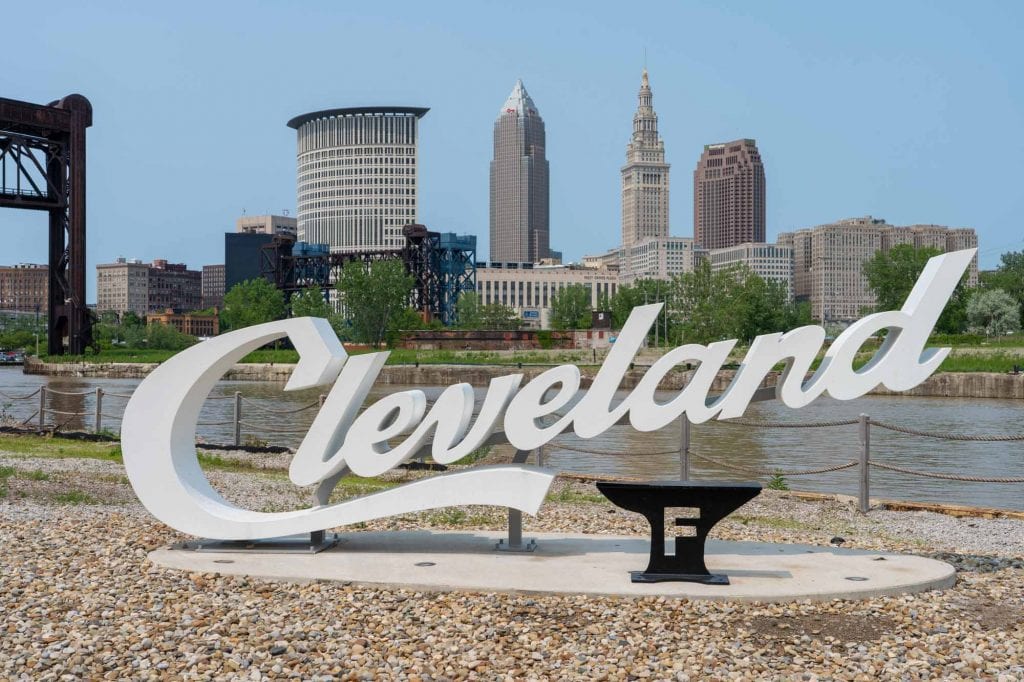 Signo de guión de Cleveland