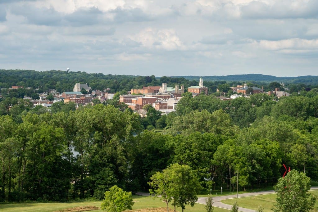 Mount Vernon, Ohio desde lejos