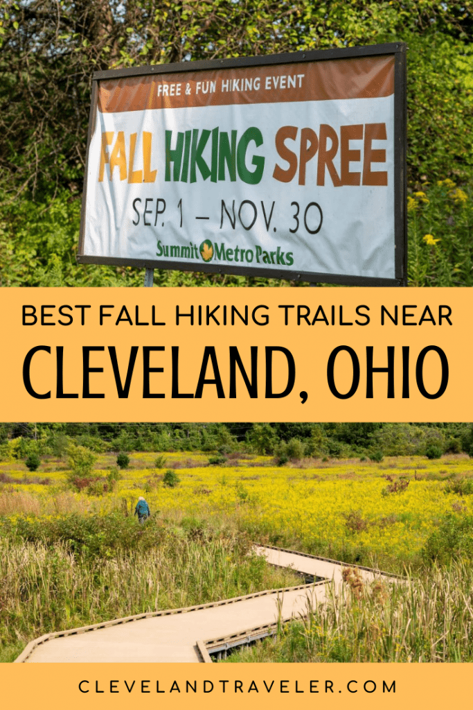 Rutas de senderismo de otoño cerca de Cleveland