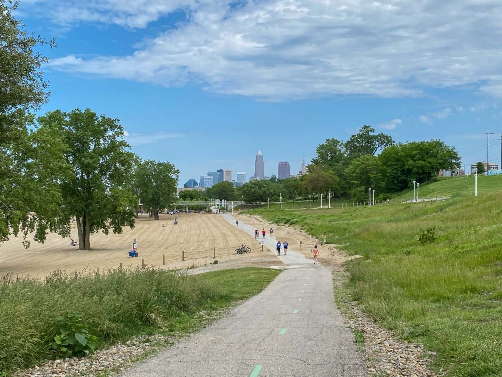 Sendero del parque Edgewater