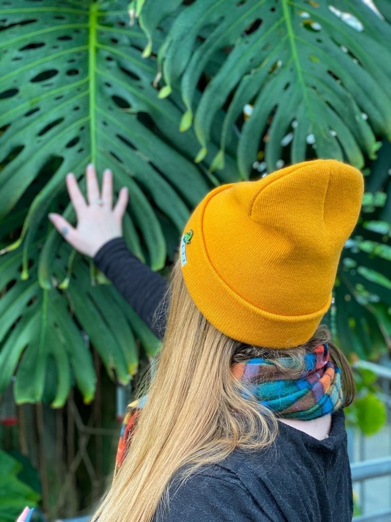 Melissa en el Jardín Botánico de Cleveland