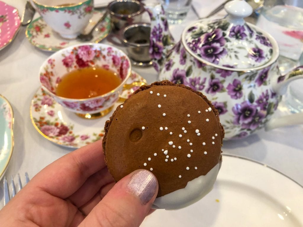 Macaron del salón de té Macaron