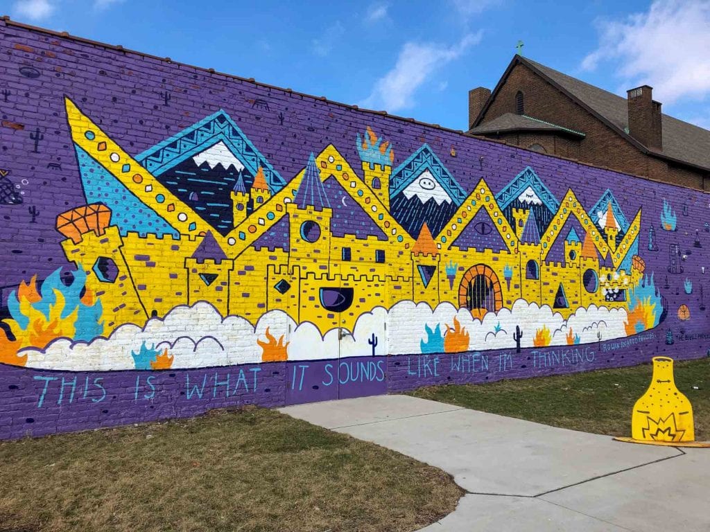 Mural de Market Garden en la ciudad de Ohio