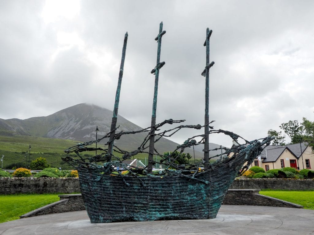 Monumento a la hambruna de Irlanda en el condado de Mayo